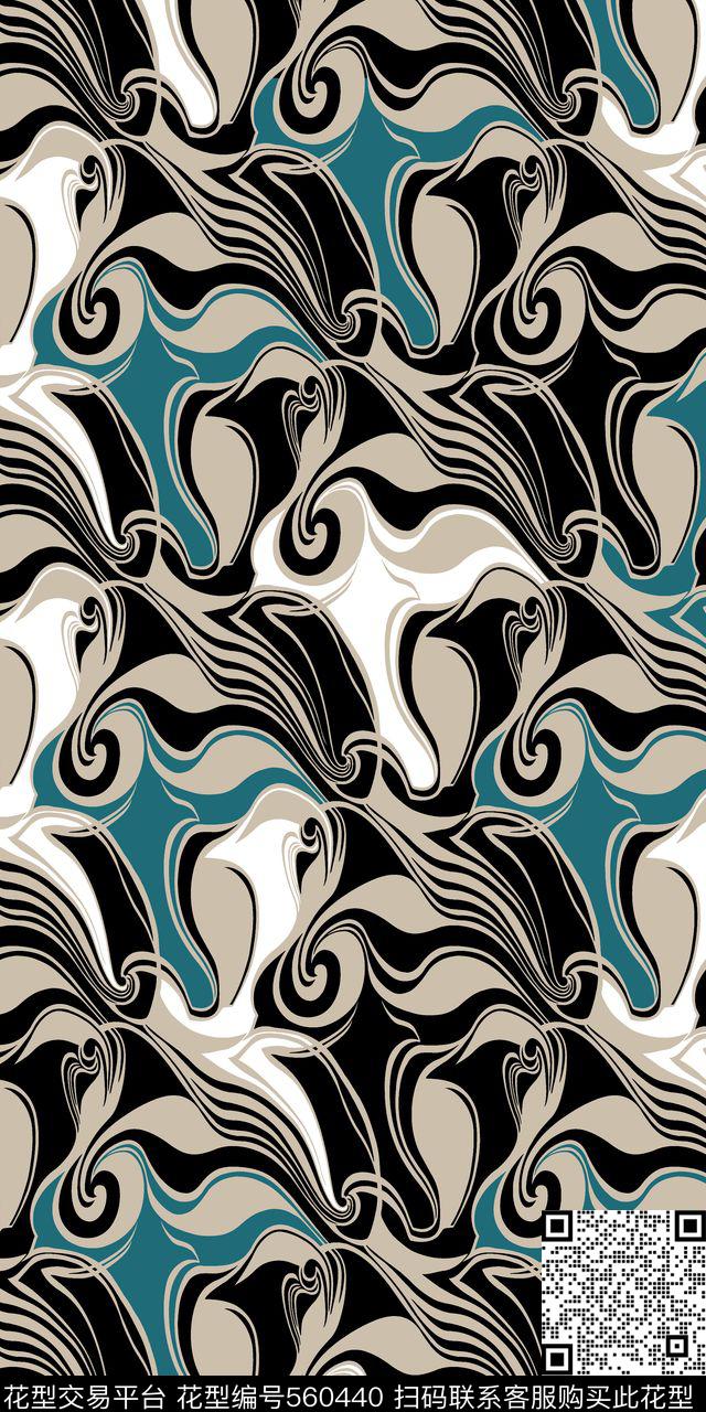 几何拼贴几何线条解构传统印花华亿平台下载（图片编号: 560440） - 瓦栏（Walan）