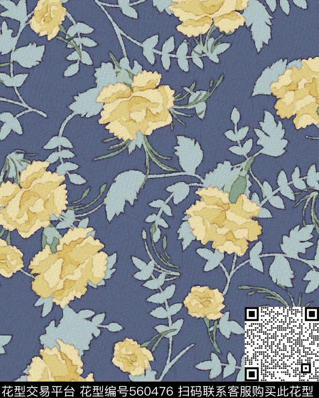 花卉服装数码数码印花华亿平台下载（图片编号: 560476） - 瓦栏（Walan）