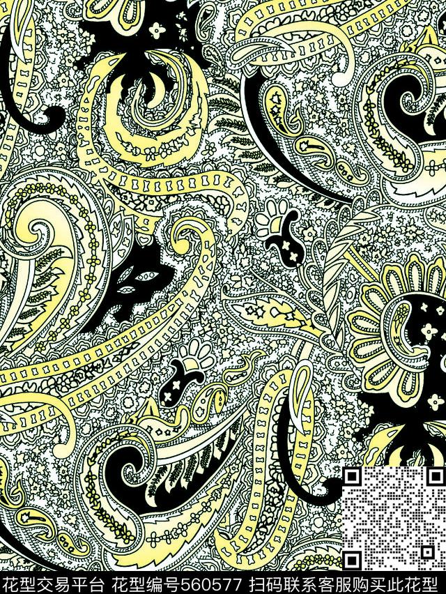 手绘大牌欧式变形虫火腿纹动物华亿平台动物纹古典中国风传统印花华亿平台下载（图片编号: 560577） - 瓦栏（Walan）