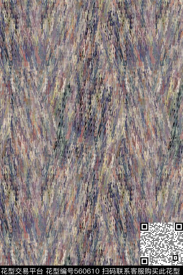 创意肌理线条数码印花华亿平台下载（图片编号: 560610） - 瓦栏（Walan）