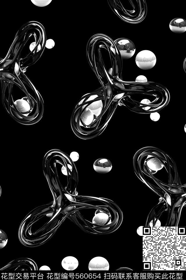 3D大牌风格复古数码印花华亿平台下载（图片编号: 560654） - 瓦栏（Walan）