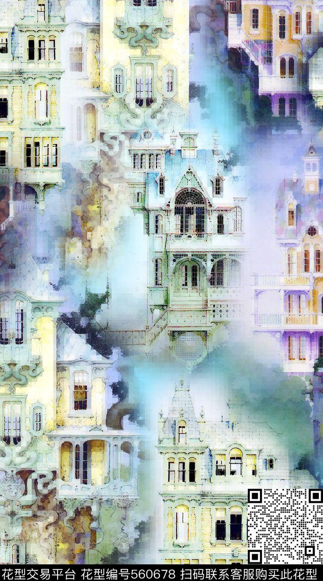 创意凑想服装数码印花华亿平台下载（图片编号: 560678） - 瓦栏（Walan）