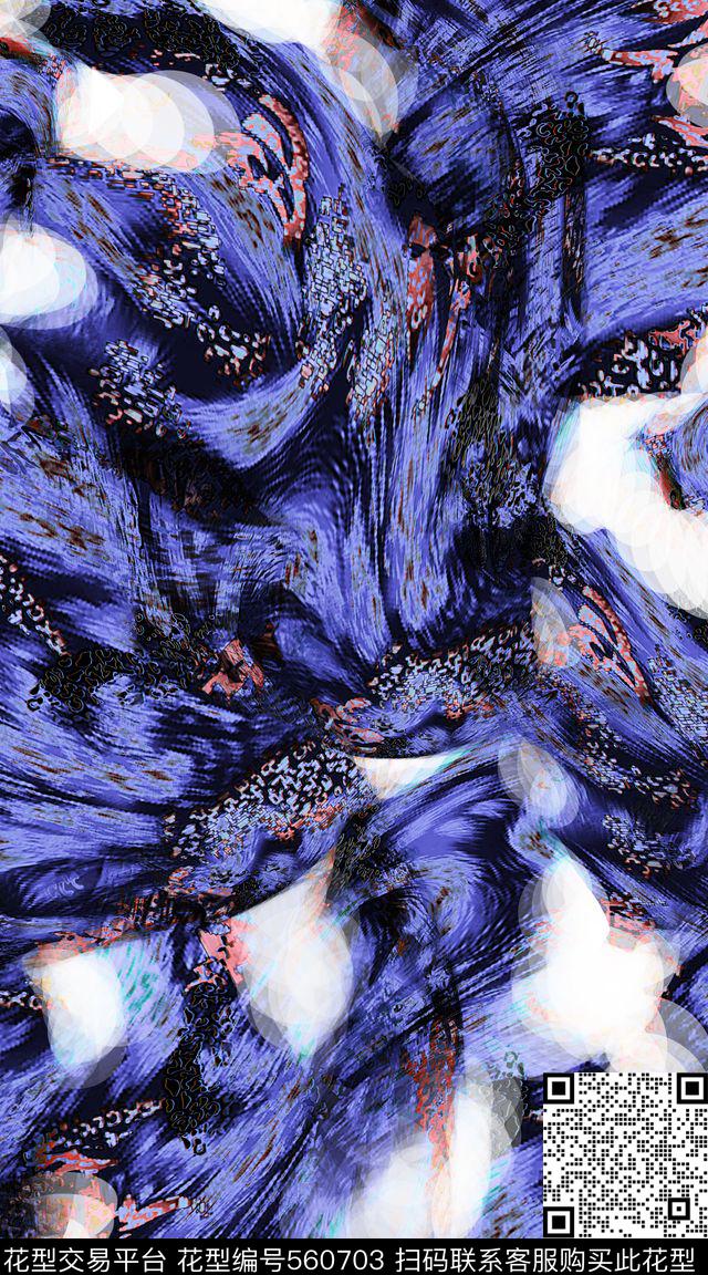 抽象色块花纹动物纹渐变肌理数码印花服装数码印花华亿平台下载（图片编号: 560703） - 瓦栏（Walan）