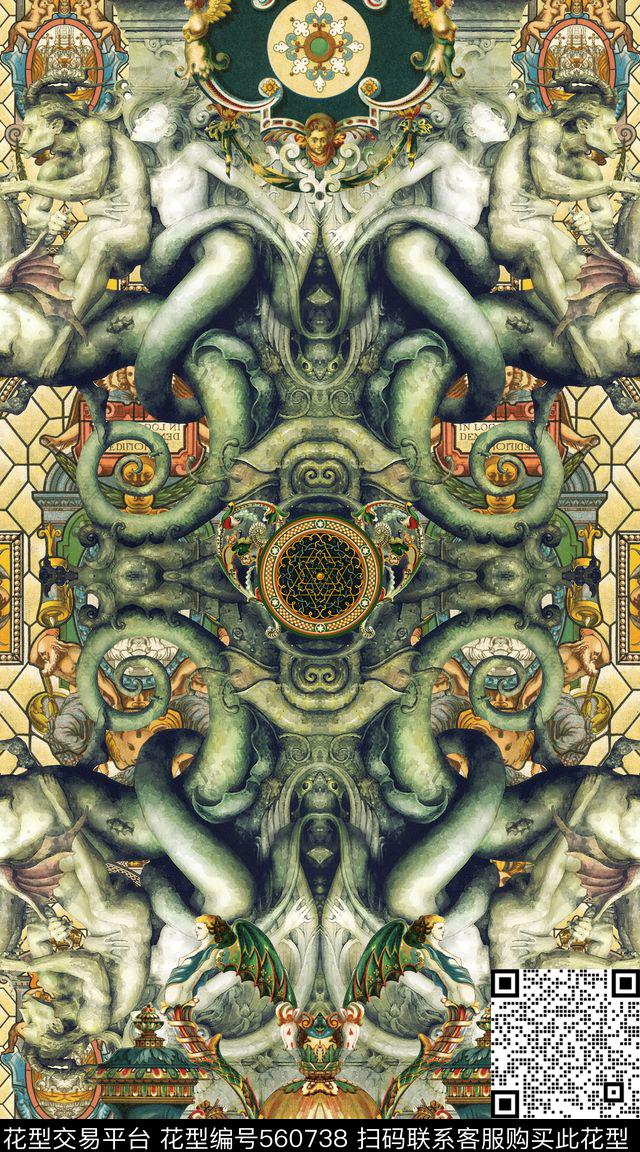 创意定位服装数码印花华亿平台下载（图片编号: 560738） - 瓦栏（Walan）