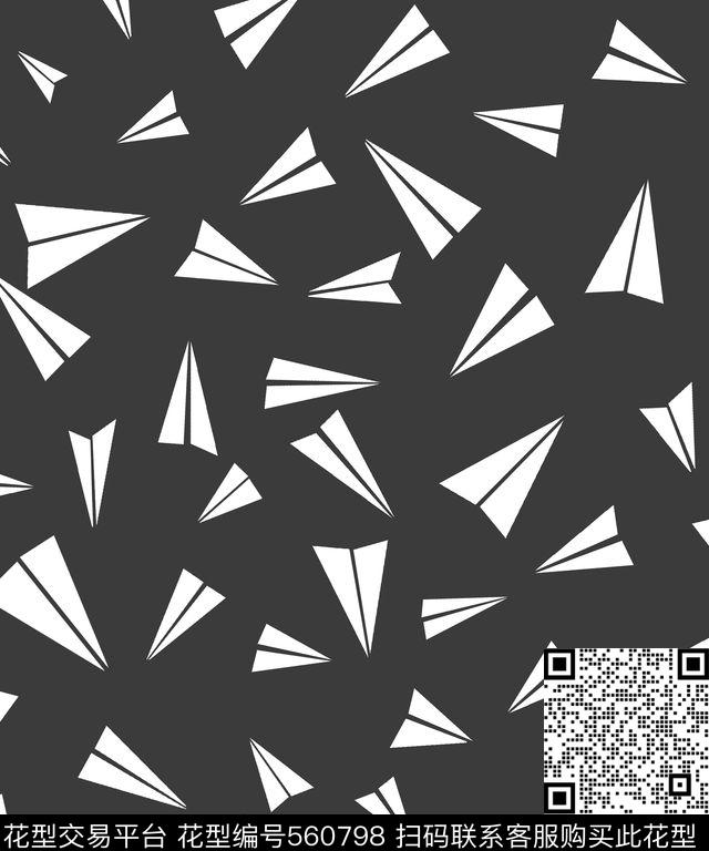 传统印花卡通纸飞机卡通传统印花华亿平台下载（图片编号: 560798） - 瓦栏（Walan）