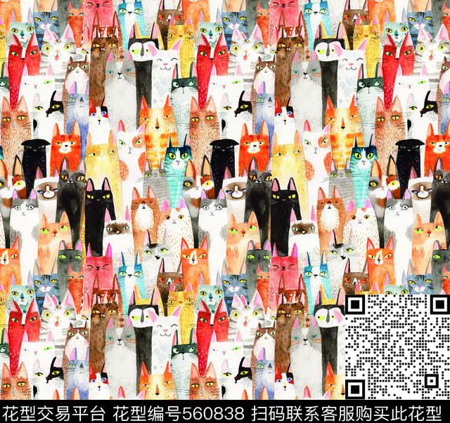 复古花卉休闲数码印花华亿平台下载（图片编号: 560838） - 瓦栏（Walan）