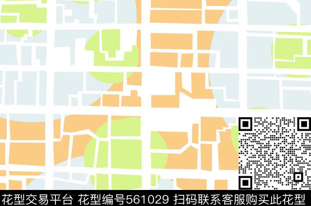 几何清新传统印花华亿平台下载（图片编号: 561029） - 瓦栏（Walan）