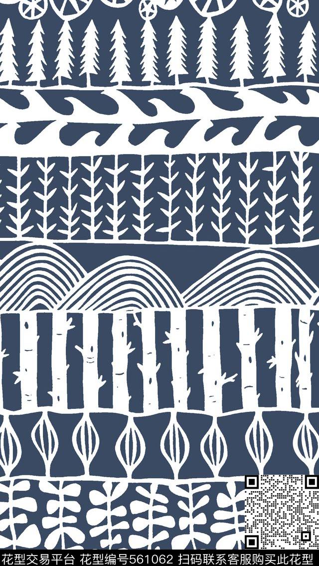 草插画衬衣传统印花华亿平台下载（图片编号: 561062） - 瓦栏（Walan）