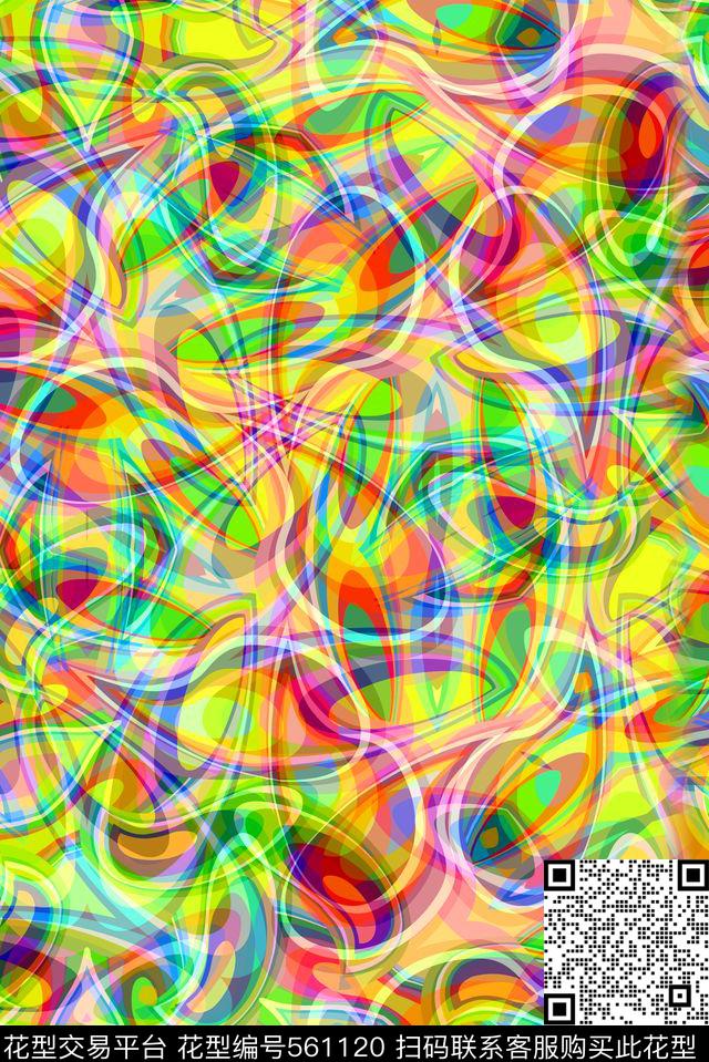 百搭衬衣活力数码印花华亿平台下载（图片编号: 561120） - 瓦栏（Walan）