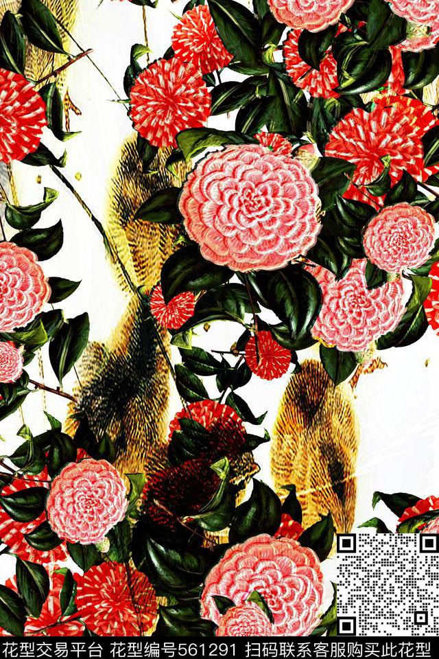 花卉家纺连衣裙半身裙数码印花华亿平台下载（图片编号: 561291） - 瓦栏（Walan）