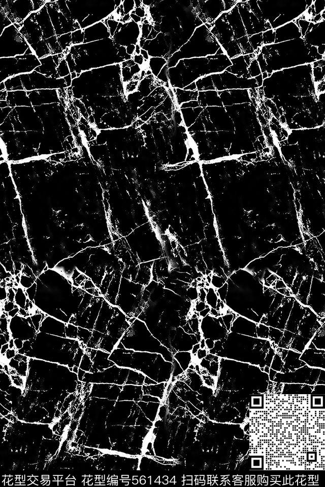 传统龟裂纹路几何传统印花华亿平台下载（图片编号: 561434） - 瓦栏（Walan）