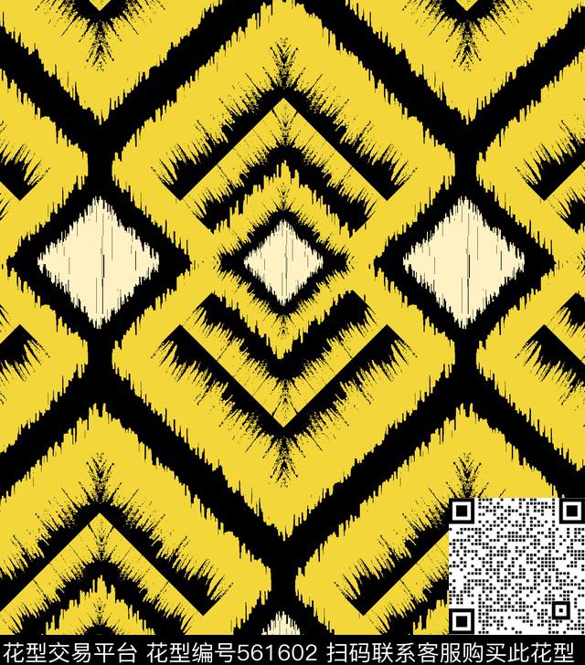 时尚泳装几何图形黑白印花传统印花华亿平台下载（图片编号: 561602） - 瓦栏（Walan）