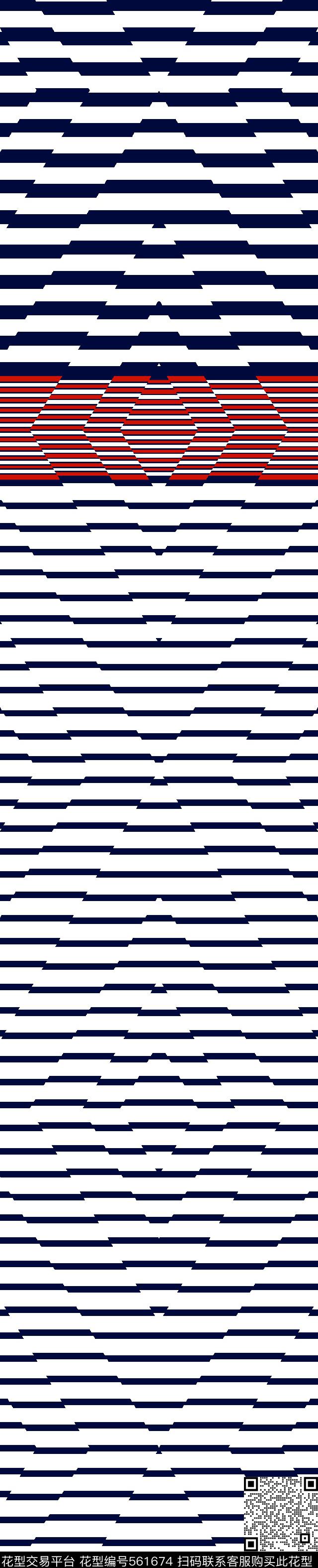 衬衫定位菱形传统印花华亿平台下载（图片编号: 561674） - 瓦栏（Walan）