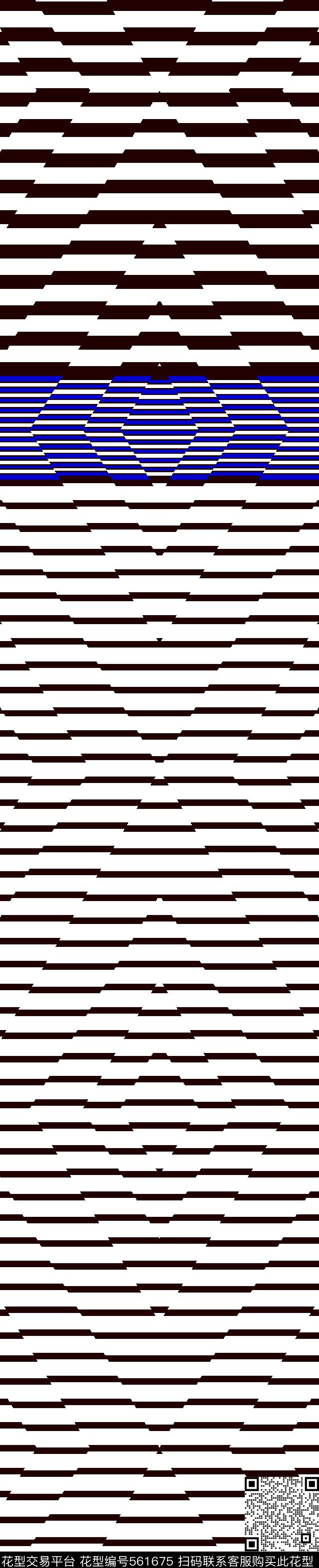 衬衫定位菱形传统印花华亿平台下载（图片编号: 561675） - 瓦栏（Walan）