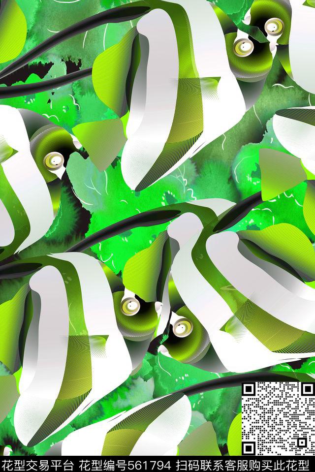 热带鱼海洋数码印花华亿平台下载（图片编号: 561794） - 瓦栏（Walan）