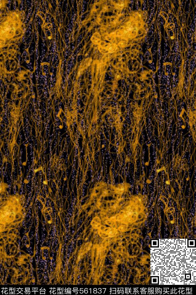创意烦乱肌理传统印花华亿平台下载（图片编号: 561837） - 瓦栏（Walan）