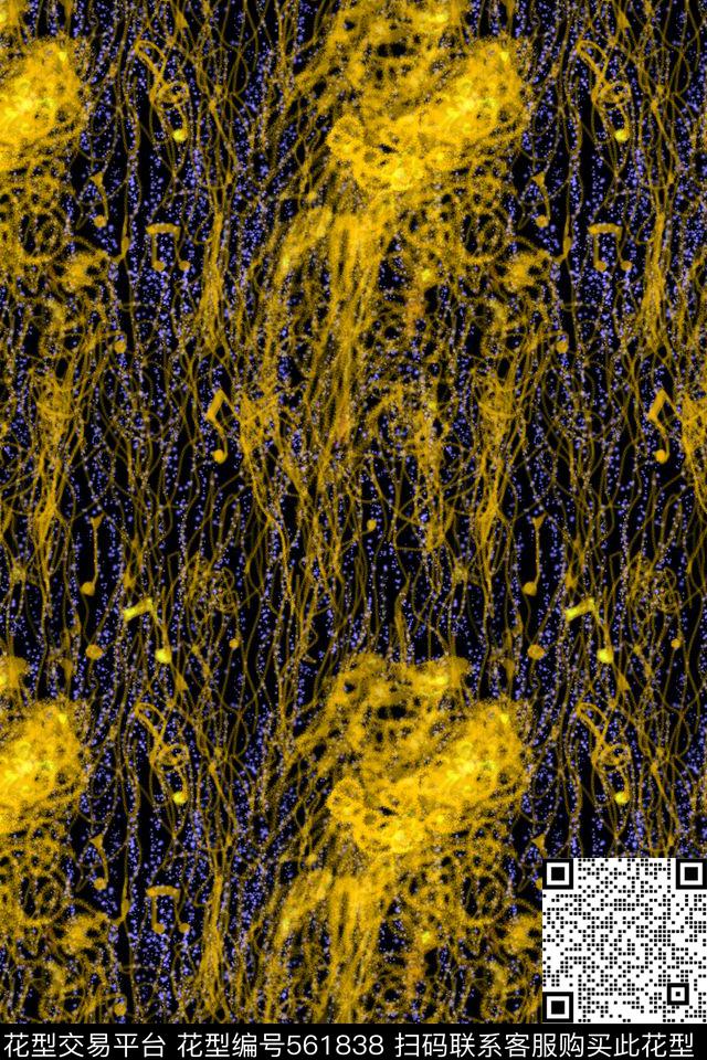 创意烦乱肌理传统印花华亿平台下载（图片编号: 561838） - 瓦栏（Walan）