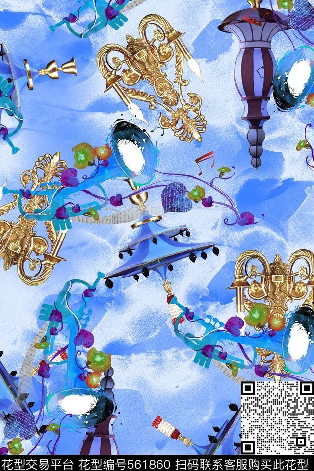 炫彩数码印花华亿平台下载（图片编号: 561860） - 瓦栏（Walan）