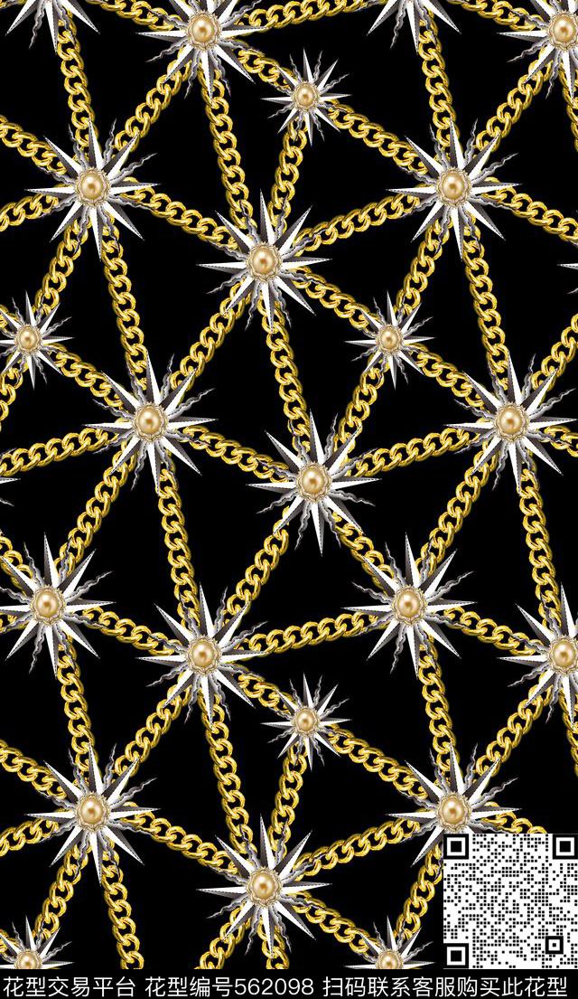 巴洛克风格古典女装数码印花华亿平台下载（图片编号: 562098） - 瓦栏（Walan）