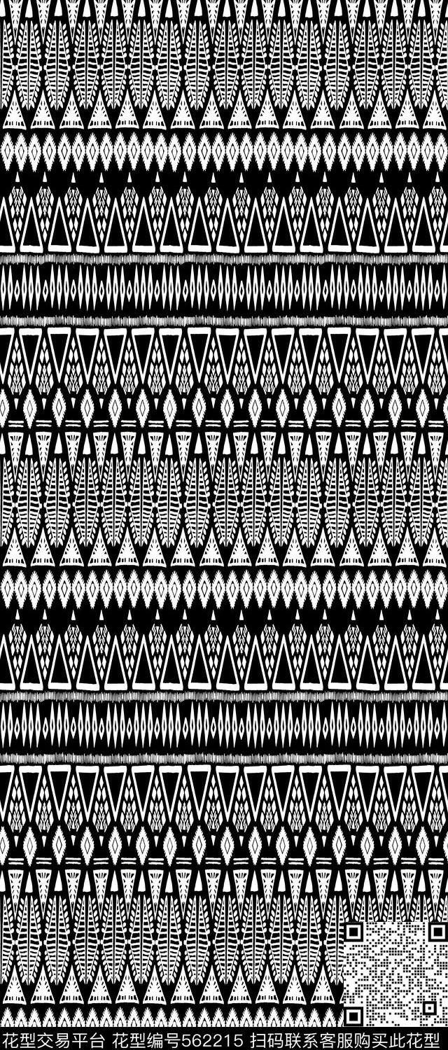 抽象几何满铺传统印花华亿平台下载（图片编号: 562215） - 瓦栏（Walan）