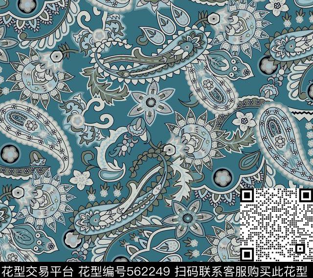 复古佩里斯欧美传统印花华亿平台下载（图片编号: 562249） - 瓦栏（Walan）