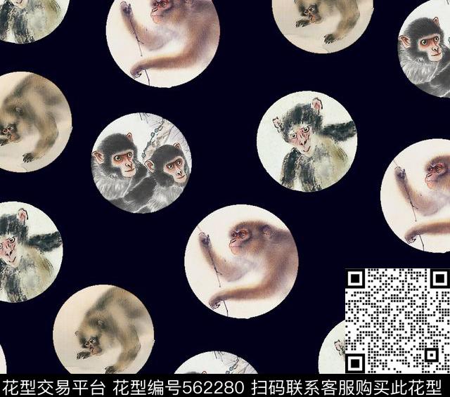 时尚潮流大牌数码印花华亿平台下载（图片编号: 562280） - 瓦栏（Walan）