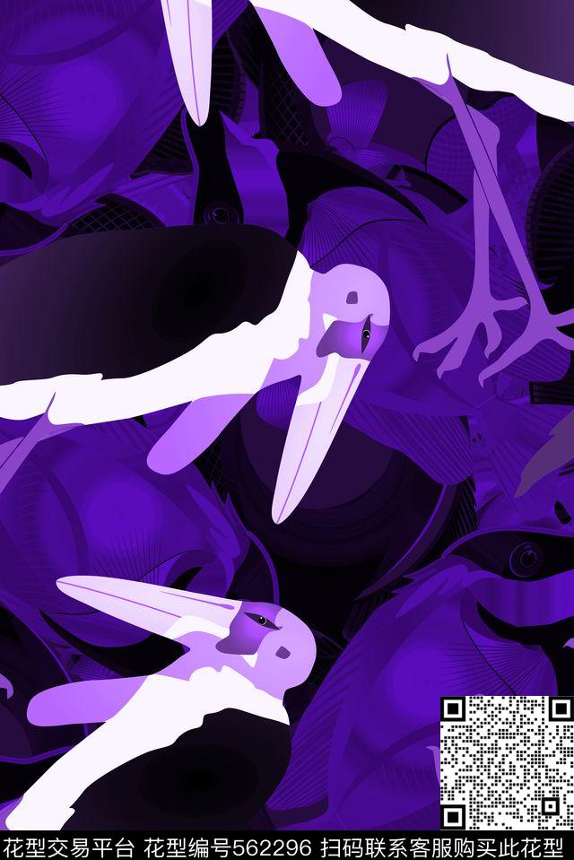 动物数码印花华亿平台下载（图片编号: 562296） - 瓦栏（Walan）