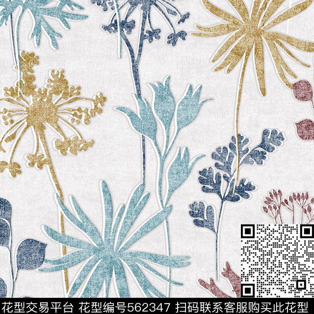 清新海洋风美式传统印花华亿平台下载（图片编号: 562347） - 瓦栏（Walan）