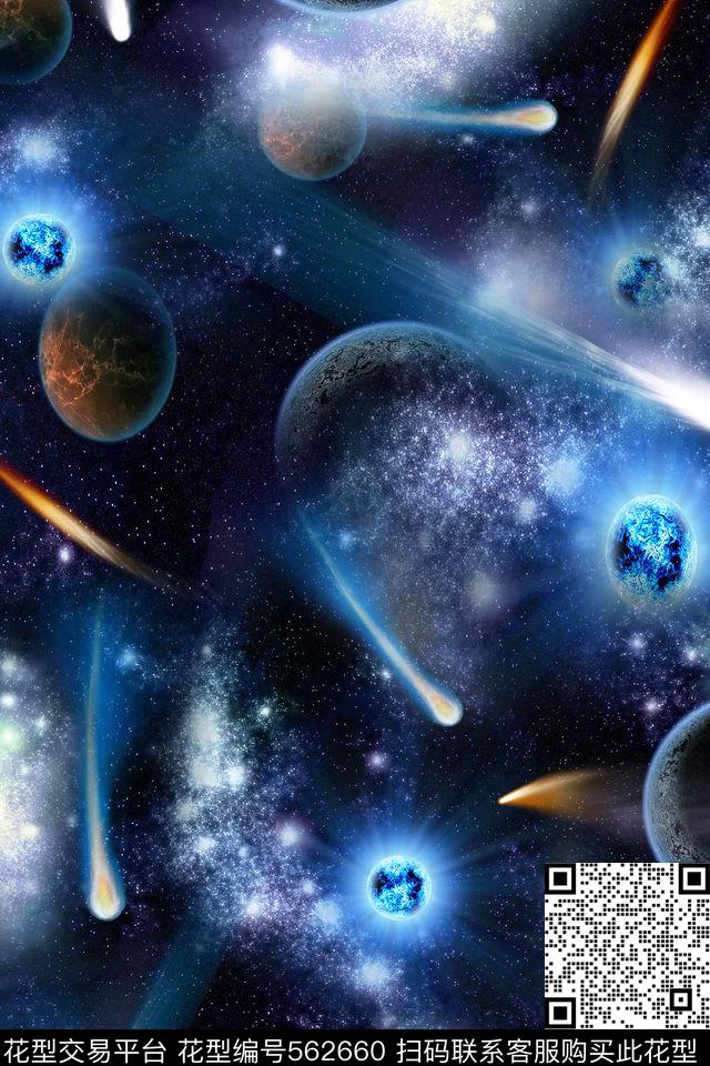 星空欧美发光体数码印花华亿平台下载（图片编号: 562660） - 瓦栏（Walan）