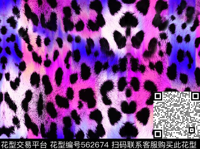 动物纹理时尚童装时尚泳装数码印花华亿平台下载（图片编号: 562674） - 瓦栏（Walan）