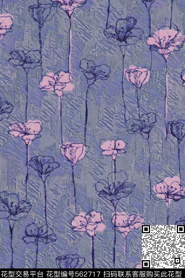 花卉数码服装数码印花华亿平台下载（图片编号: 562717） - 瓦栏（Walan）