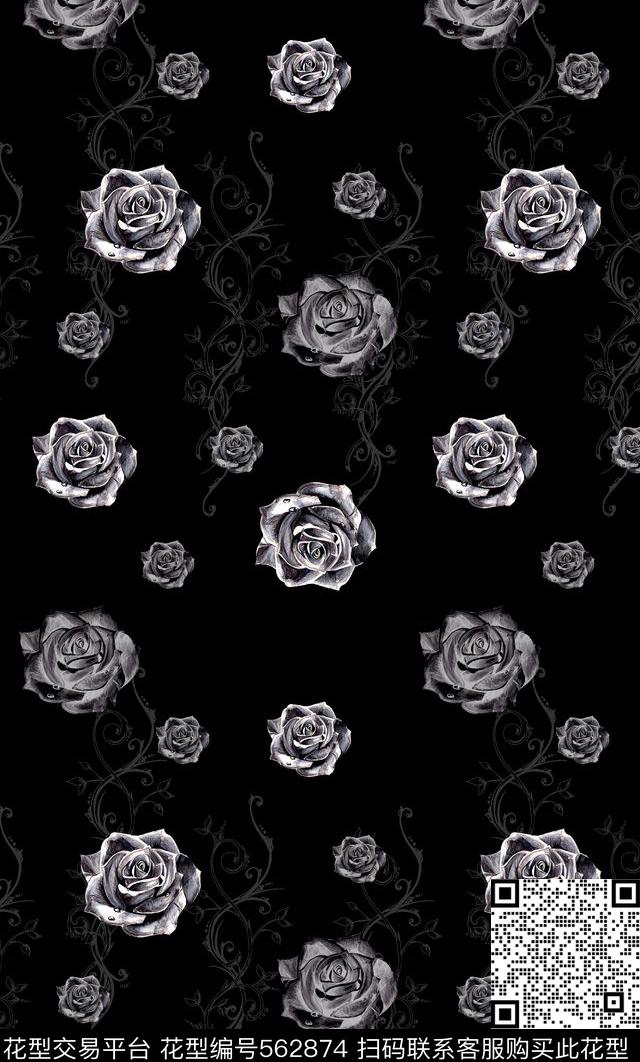 复古纹理藤条金属感数码印花华亿平台下载（图片编号: 562874） - 瓦栏（Walan）