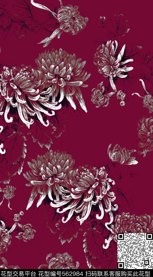 抽象创意大牌数码印花华亿平台下载（图片编号: 562984） - 瓦栏（Walan）