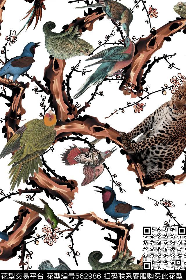 动物数码印花华亿平台下载（图片编号: 562986） - 瓦栏（Walan）