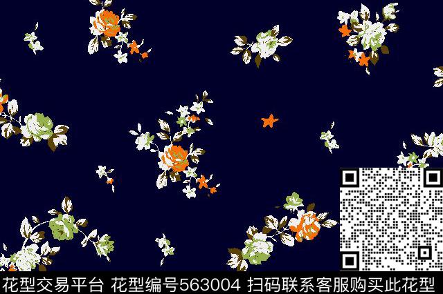 2016春夏靓仔男装清新小碎花传统印花华亿平台下载（图片编号: 563004） - 瓦栏（Walan）