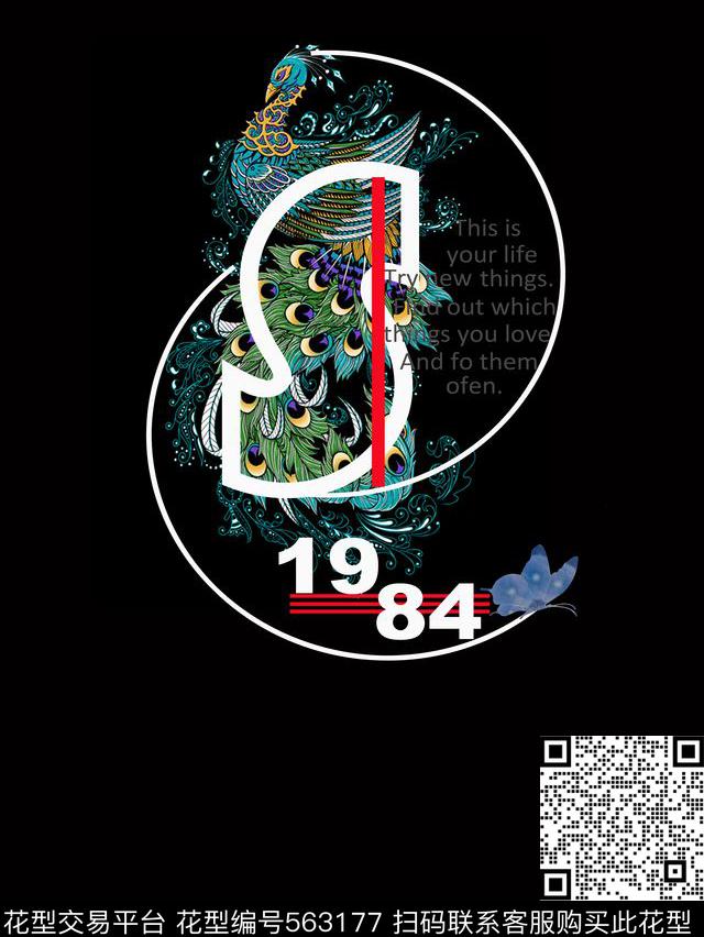 时尚潮流T恤卫衣定位数码印花华亿平台下载（图片编号: 563177） - 瓦栏（Walan）