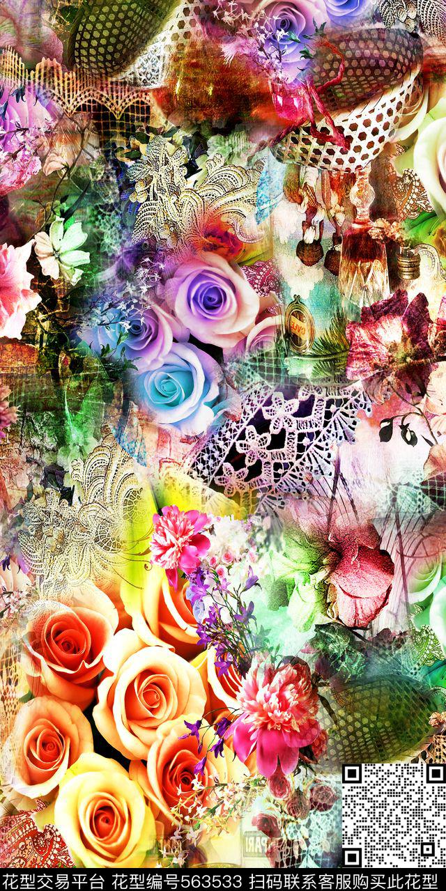 designtextilesprinting数码印花华亿平台下载（图片编号: 563533） - 瓦栏（Walan）