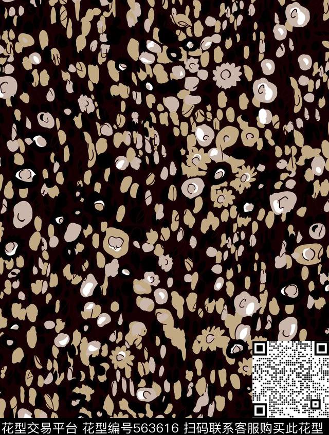 自然肌理点变化的美传统印花华亿平台下载（图片编号: 563616） - 瓦栏（Walan）