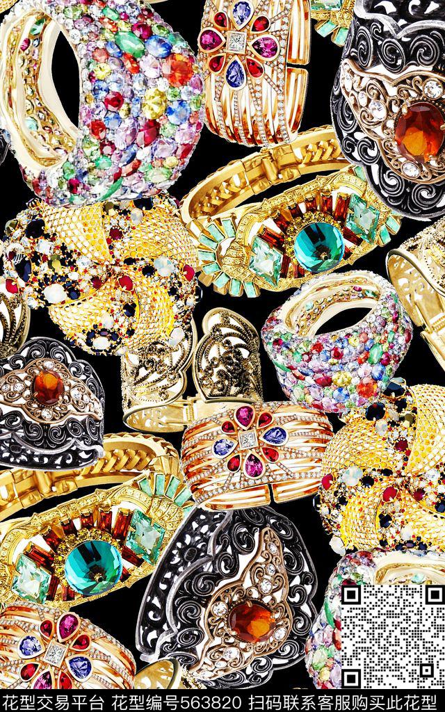 阿拉伯迪拜水晶数码印花华亿平台下载（图片编号: 563820） - 瓦栏（Walan）