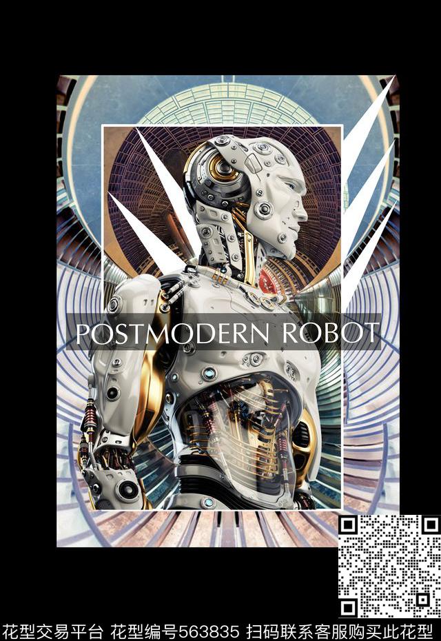 T恤卫衣衬衫印花潮流时尚定位机器人数码印花华亿平台下载（图片编号: 563835） - 瓦栏（Walan）