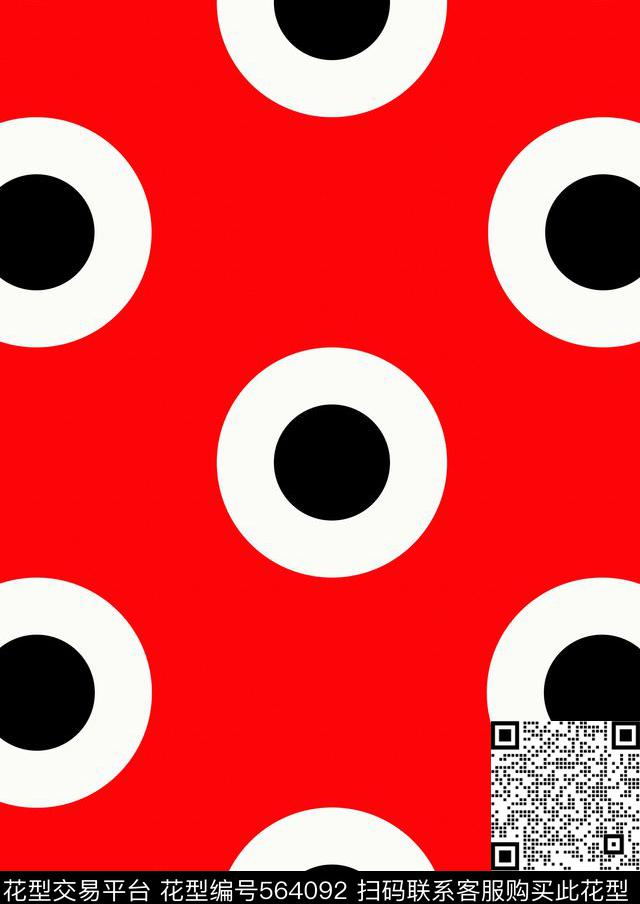 时尚几何数码印花华亿平台下载（图片编号: 564092） - 瓦栏（Walan）