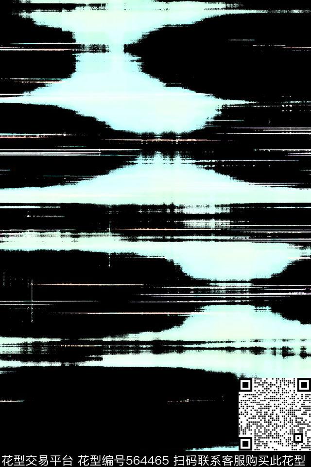 抽象牛仔裤飘摇数码印花华亿平台下载（图片编号: 564465） - 瓦栏（Walan）