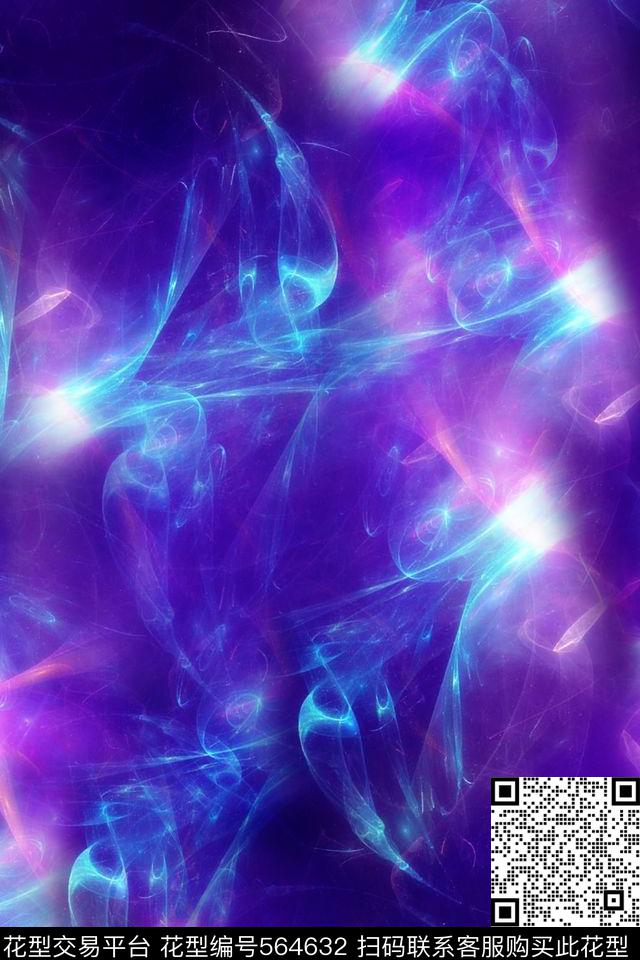 创意服装面料创意图案设计抽象数码印花华亿平台下载（图片编号: 564632） - 瓦栏（Walan）