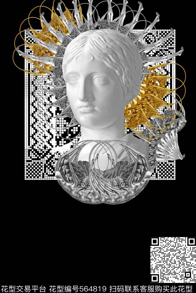 男装T恤卫衣数码印花华亿平台下载（图片编号: 564819） - 瓦栏（Walan）