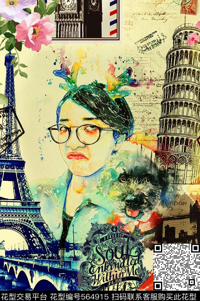 创意服装面料创意图案设计流行时尚数码印花华亿平台下载（图片编号: 564915） - 瓦栏（Walan）