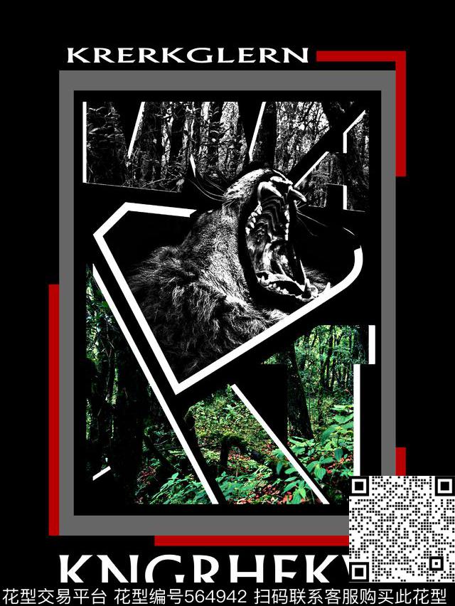 时尚潮流大牌森林数码印花华亿平台下载（图片编号: 564942） - 瓦栏（Walan）