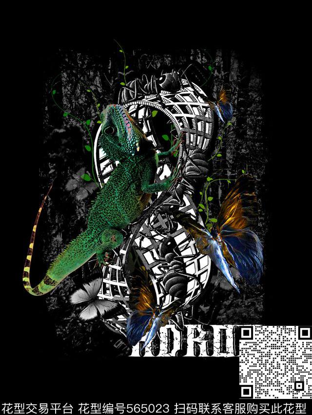 时尚潮流大牌数码印花华亿平台下载（图片编号: 565023） - 瓦栏（Walan）