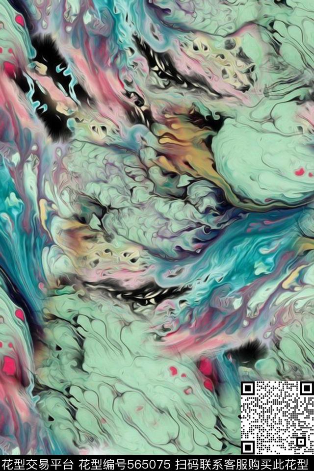 抽象纹理岩石数码印花华亿平台下载（图片编号: 565075） - 瓦栏（Walan）