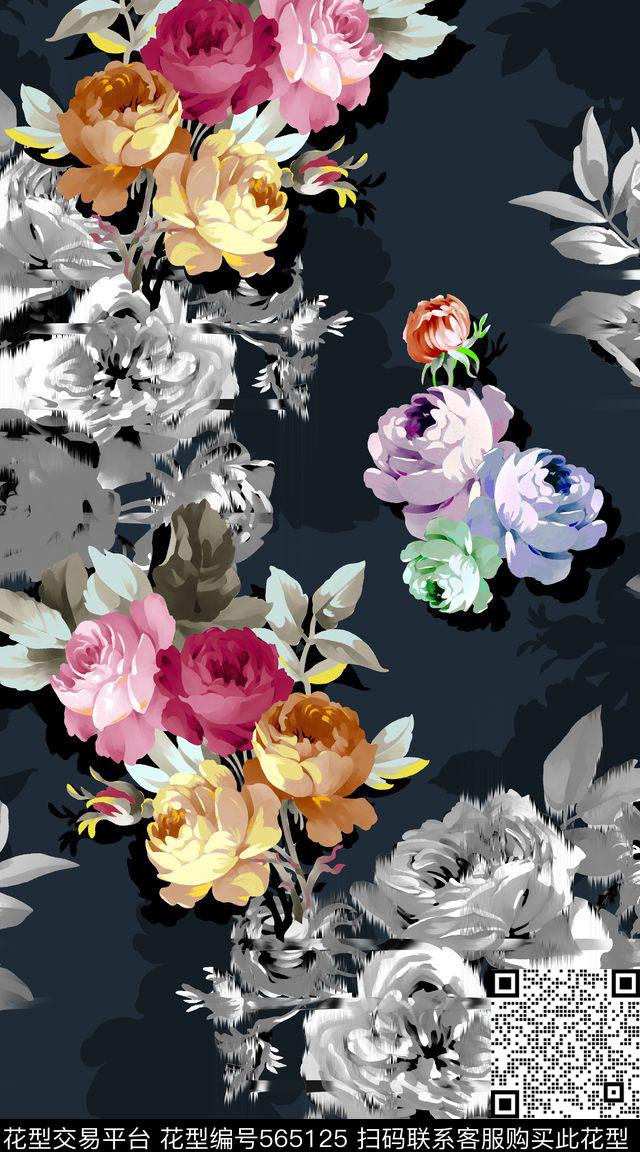 创意纯色服装数码印花华亿平台下载（图片编号: 565125） - 瓦栏（Walan）