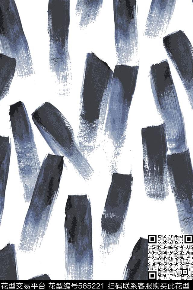 时尚流行大牌黑白传统印花华亿平台下载（图片编号: 565221） - 瓦栏（Walan）